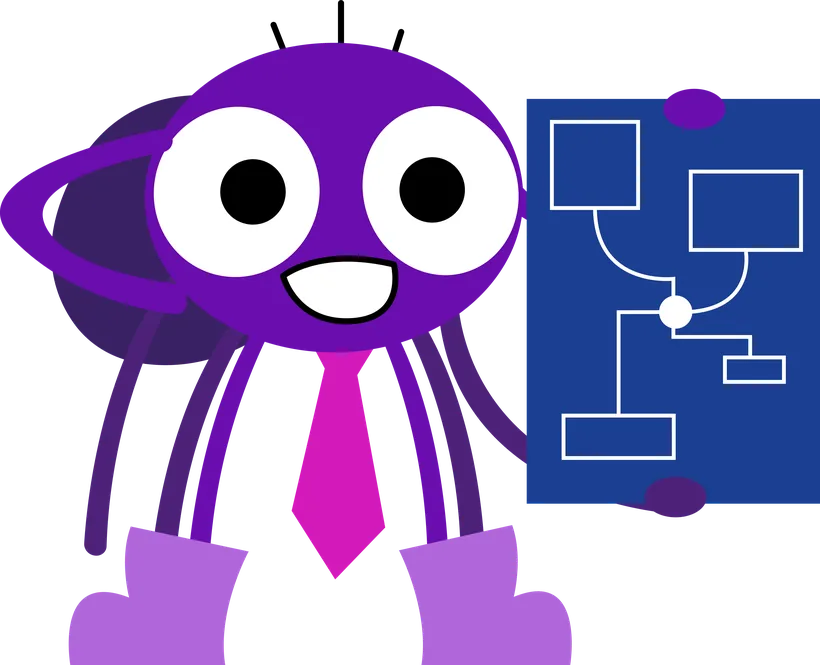 Phil, la mascotte de l’Agence Le Fil, présente un plan stratégique